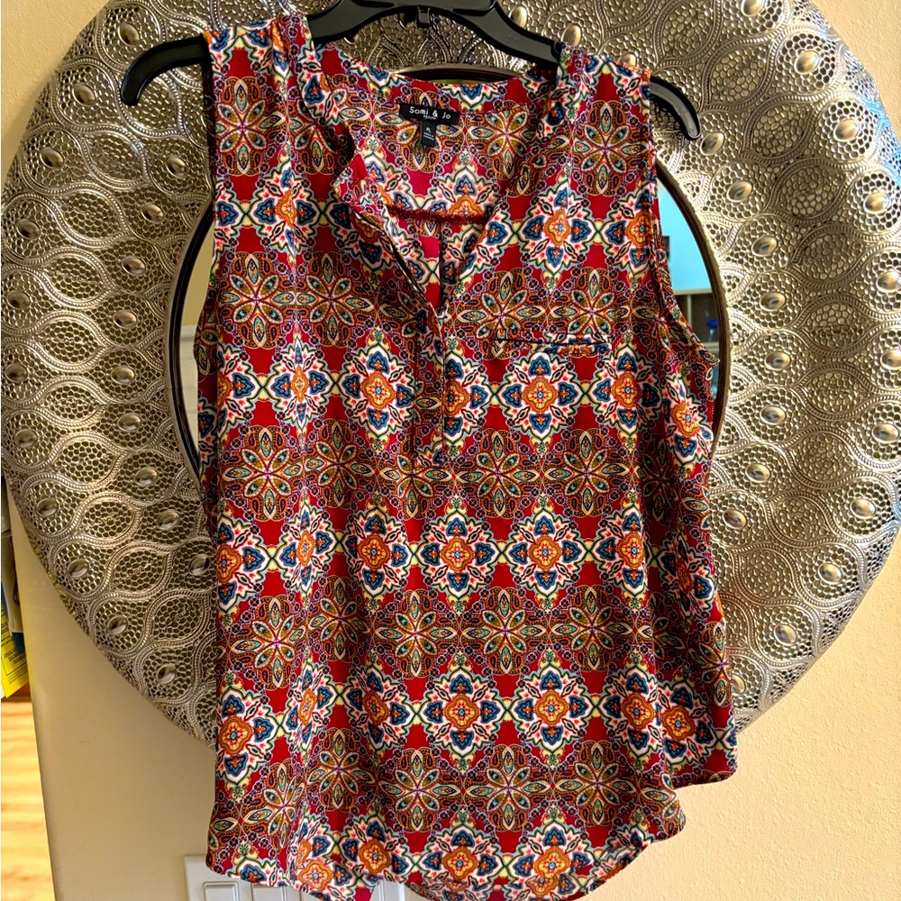 Sami & Jo sleeveless top, size PL